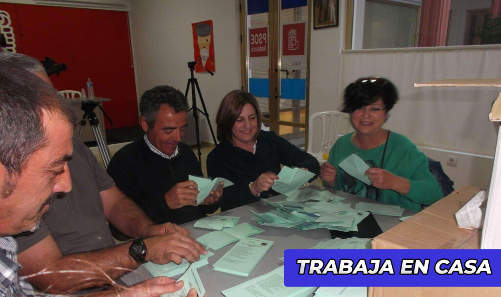 Trabaja empacando sobres de papel desde casa, trabjar en casa, trabajos desde casa, empleos en casa, empleo desde casa